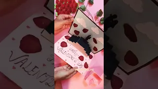 Valentine's day Popup Card 😍Part-2||How to make valentine's day card easy#art #youtubeshorts #craft