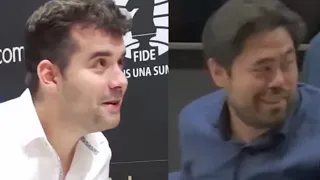 Ian Nepomniachtchi and Hikaru Nakamura BOTH LAUGH After 14 Moves DRAW