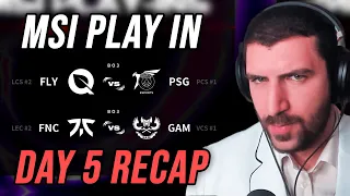 THE PLAY IN STAGE IS OVER - MSI 2024 Play-In Stage Day 5 Recap | YamatoCannon