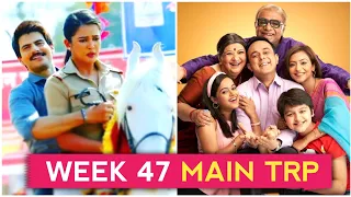 SONY SAB | WEEK 47 MAIN TRP | SAB TV WEEK 47 MAIN TRP | THIS WEEK TRPLIST | MADDAM SIR | WKD