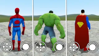 PLAYING AS EVERY MARVEL SUPERHEROES in Garry's Mod