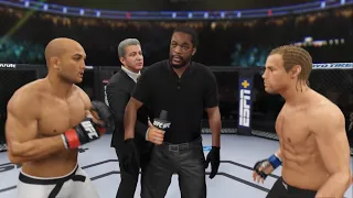 BJ Penn vs Urijah Faber Full Fight - UFC 4 Simulation