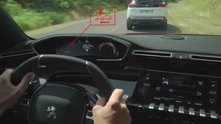 Peugeot 508 - Freinage d'urgence automatique