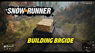 Snow Runner First Mission Build bridge