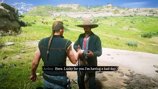 That's why I love to ANTAGONIZE the Mexican Gunslinger after Defeating him - RDR2