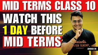 Last-Minute Tips & Stress Buster for Acing Midterm Exams 2023🔥| Class 10 Term 1 Preparation Tips