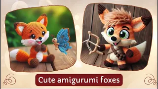 Escape boredom with these charming crochet fox dolls (share ideas)