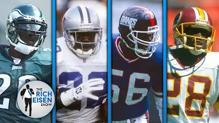 TJ Reveals His G.O.A.T. Players in Cowboys, Giants, Eagles & Washington History | Rich Eisen Show