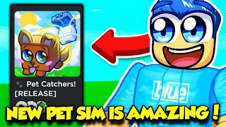 This NEW PET SIMULATOR GAME On Roblox IS AMAZING!!