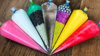 Making Crunchy Slime With Piping Bags - Satisfying Slime Video ASMR #13