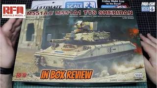 Rye Field Models 1/35 M5551 A1 Sheridan In Box Review