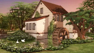 The Sims 4 Cottage Living The Old Mill House Wedding Venue & Bar Stop Motion and Story