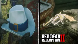 RDR2 Редкая шляпа и револьвер Элджернона