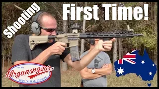 The Experience: Australian's First Time Ever Shooting A Gun!