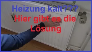 Heizung wird nicht warm Die häufigste Ursache warum die Heizung kalt bleibt