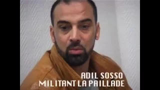 Prise de parole d'Adil Sosso, militant sur La paillade (Montpellier)