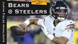 Justin Fields Highlights vs Steelers | Week 9
