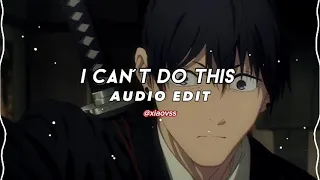 K3NT4!-I Can’t do This [Audio Edit]