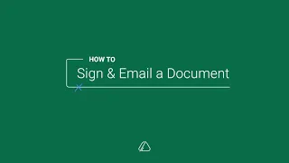 Sign and Email a Document - Countersign E-Signature Solution - Desktop Tutorial