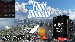 7900 XTX 🖥️ 7800X3D 🎮 Microsoft Flight Simulator 2020 @4K FSR 2 Quality | New York City