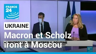 Crise ukrainienne : Emmanuel Macron et Olaf Scholz vont rencontrer Poutine • FRANCE 24