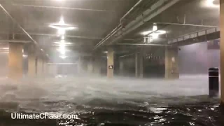 Hurricane Nate Storm Surge in Biloxi, Mississippi - October 2017