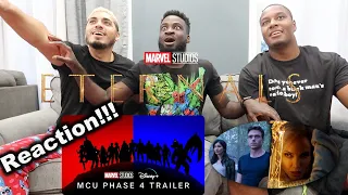 Official MCU Studios Phase 4 Trailer Reaction | Eternals Teaser Reaction!!!