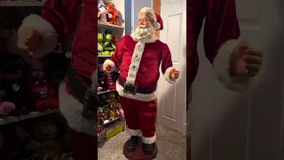 Gemmy 2004 Animated Life Size Dancing Santa