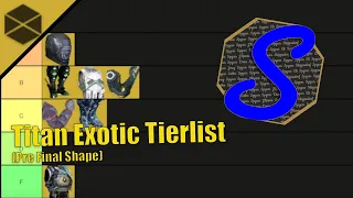 Titan Exotic Tier List (Pre Final Shape)