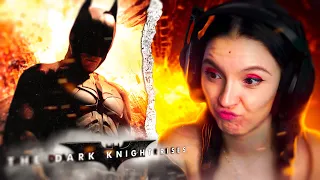 FIRST TIME WATCHING | The Dark Knight Rises | MOVIE REACTION (  This Ending Broke me )