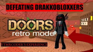 SURVIVING THE DRAKKOBLOXXERS - YTMRCODER’S EXPERIENCE!  | DOORS RETRO MODE(April Fools 2024 Update)