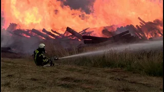 Sägewerk in Vollbrand Hermeskeil