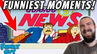 Tom Tucker FUNNIEST Moments! | Family Guy Reaction