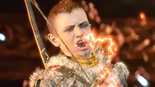 God of War PS4 - Atreus uses Spartan Rage