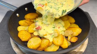 The most delicious potato recipe! You will do it every day! So easy and quick recipes!