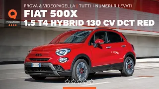 Fiat 500X Hybrid: la Pagella e tutti i numeri rilevati da Quattroruote