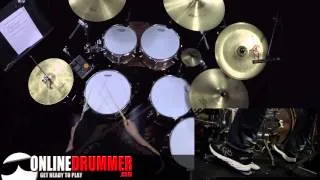 Drum Lesson - Stressed Out Drum Beat