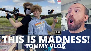 THEY'RE INSANE!!! TommyInnit This Week I Shot A Bazooka (REACTION!) TommyVlog | Tom Simons