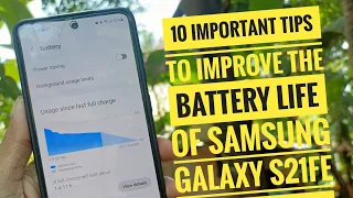 (MALAYALAM)10 TIPS TO IMPROVE THE BATTERY LIFE OF YOUR SAMSUNG GALAXY S21FE DRASTICALLY