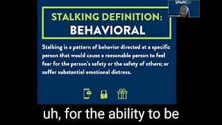 Building a Coordinated Response to Stalking (8/22)