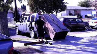 HOW TO UNLOAD A 1500Lbs SAFE WITHOUT A FORKLIFT
