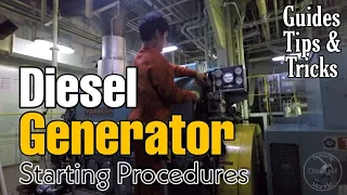 How to start Diesel Generator on board a ship | Starting Procedure | Batang Marino Ep. 023