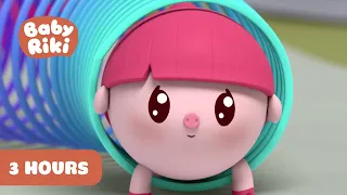 BabyRiki | 3 Hours with BabyRiki!  | Cartoons for Kids | 0+