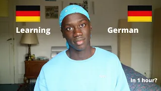 LEARNING GERMAN IN 1 HOUR!?