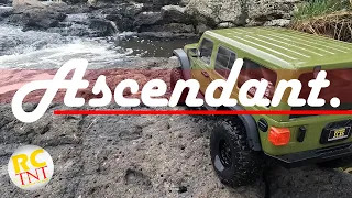 Our Huge SCX6 Running on Tough River Rocks!