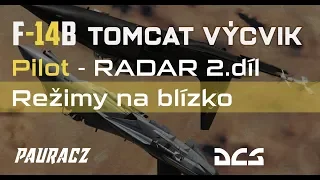 DCS - F-14B Tomcat výcvik CZ - RADAR Pilot 2. - ACM režimy radaru na blízko PAL, VSL, PLM, SEAM