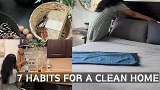 7 Habits for a Clean Home |Clutter Free Home|