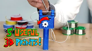 5 Useful 3D Prints! (Original Models)