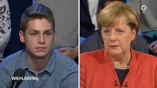 Ein Moment für die Krankenpflege Wahlarena mit Merkel