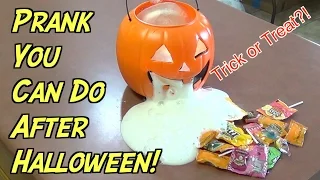 Candy Prank You Can Do After Trick or Treating- HOW TO PRANK (Evil Booby Traps | Nextraker